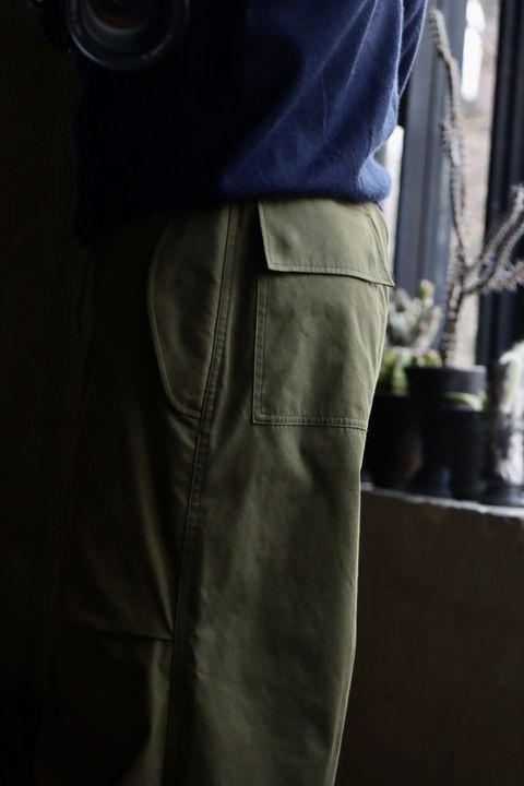 blurhms ROOTSTOCK C/N Oxford Snow Pants"DARK OLIVE"スタイル