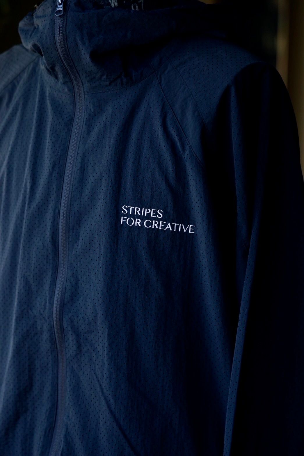 S.F.C 25FW エスエフシー PUNCHING NYLON HOODY(SFCFW25J05)Navy☆9月20日(土)発売！