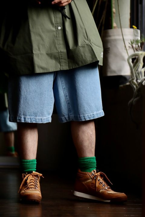 FreshService UTILITY S/S B.D SHIRT"GREEN"スタイル