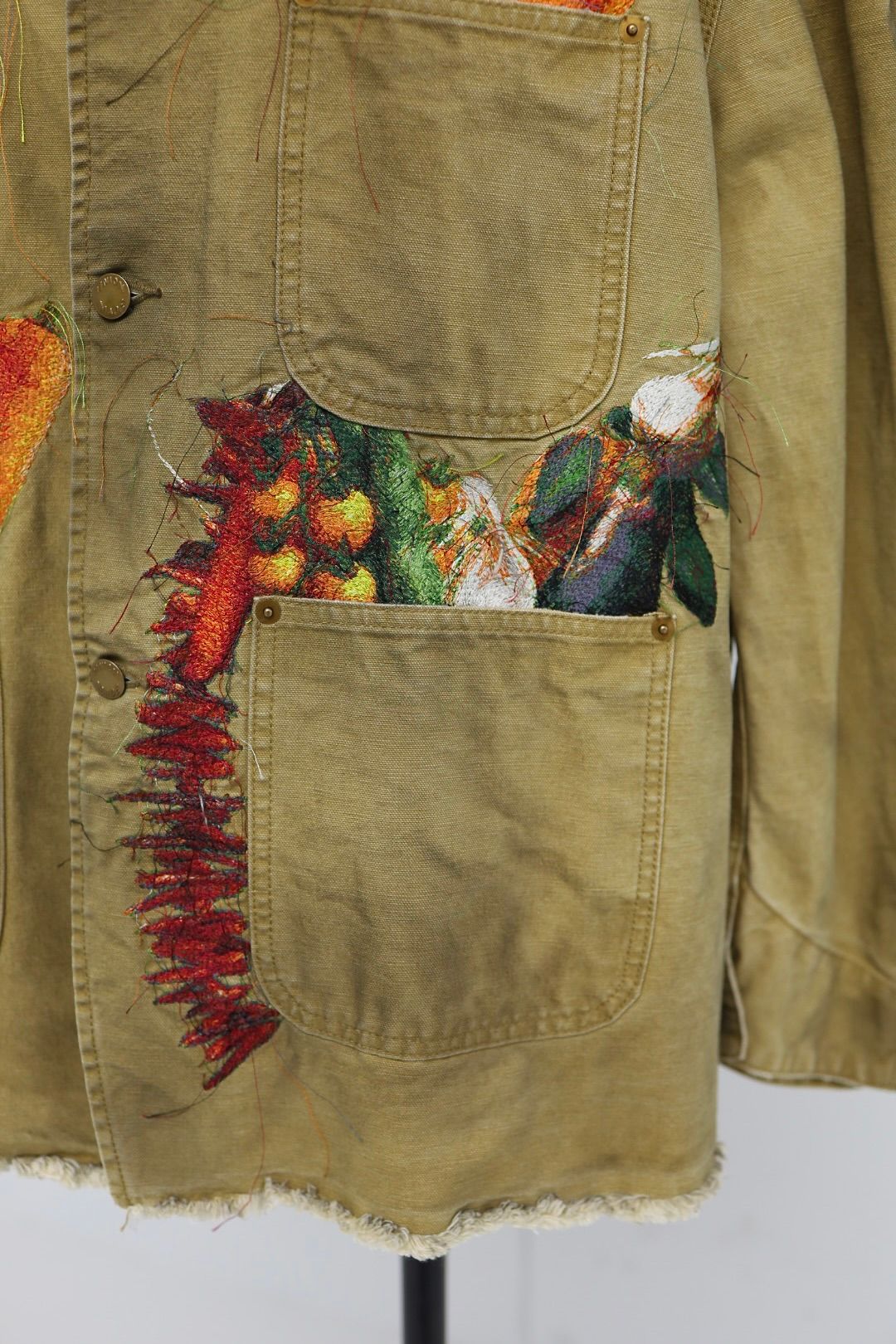 doublet ダブレット26SS VEGETABLE EMBROIDERY WORK JACKET (26SS19BL249) BEIGE ★1月17日(土)11:00発売！