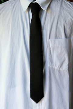 グラフペーパー26SS Scale Off Wool Necktie(GU261-90178B)BLACK
