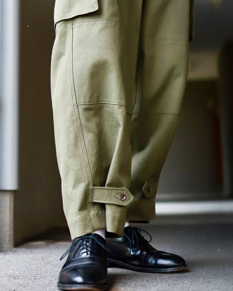 blurhms ブラームス 23FW Cotton Serge 47 Pantsスタイル