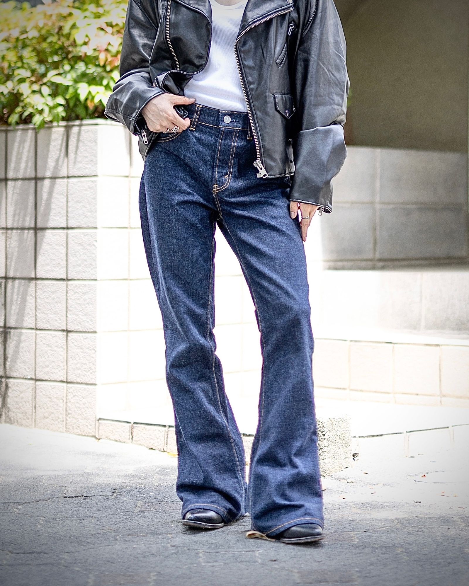J.B.ATTIRE 24AW Rive gauche denim&Paris mortercycle jacket style.3034.8.3
