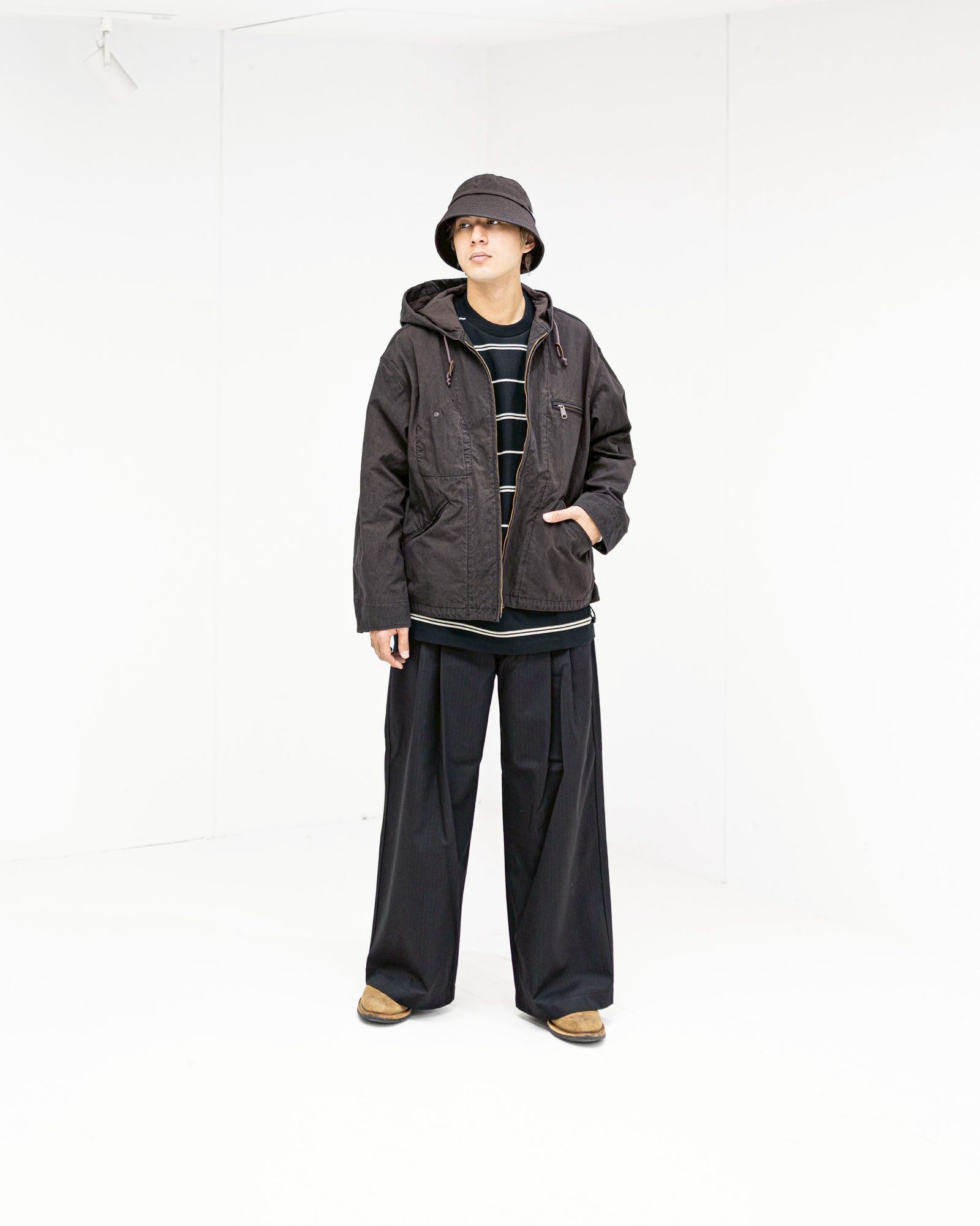 コムデギャルソンオム ナイロンオックス製品染フーデッドパーカ 2月6日(金)新作発売！