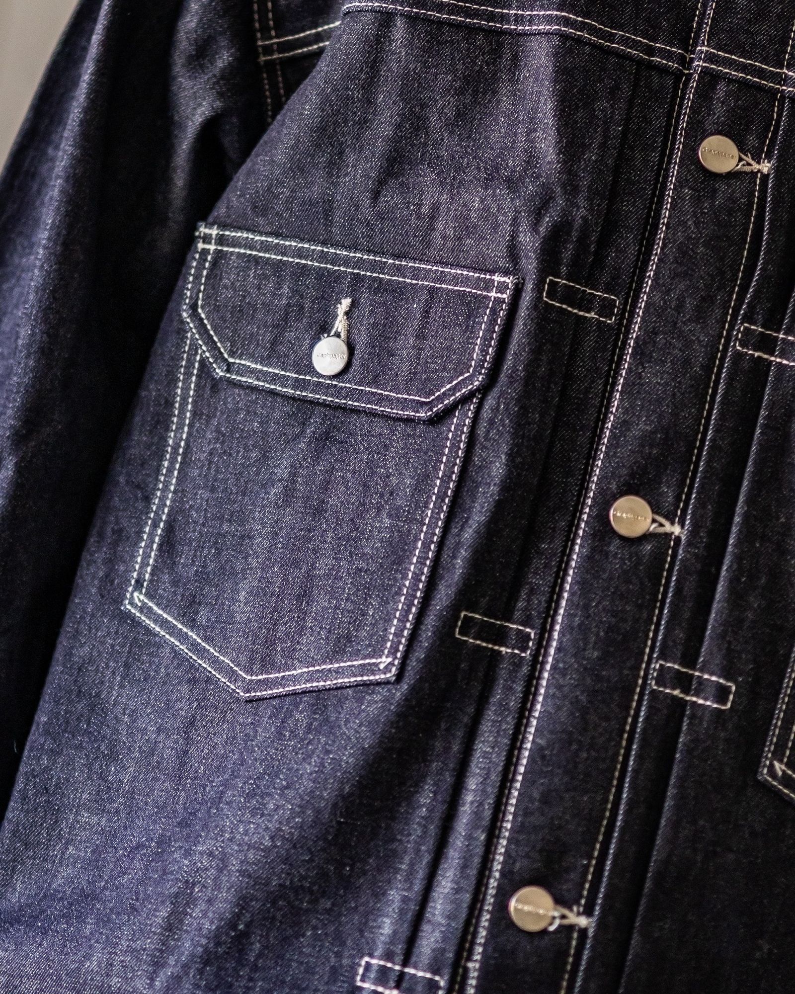 グラフペーパー Selvage Denim Jacket(GU253-20054RB)INDIGO_RIGID