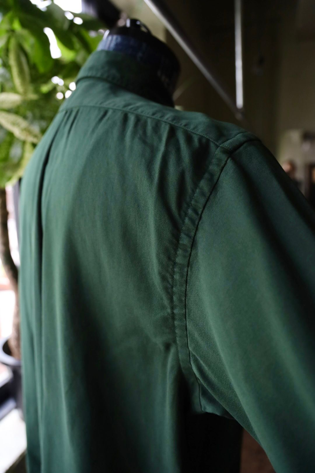 アプレッセ 2025 STYLE2 Double Weave Twill Regular Collar Shirt(25AAP-02-10)GREEN☆9月27日(土)発売！