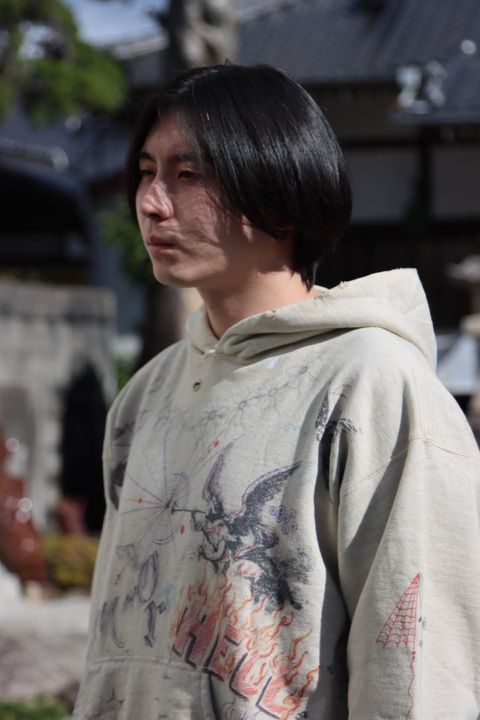 Saint Mxxxxxx × Dr.Wooコラボフーディーstyle.