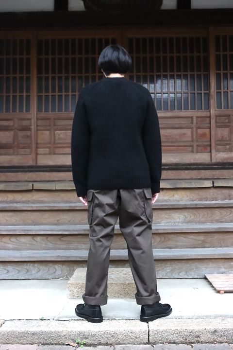 A.PRESSE Fisherman Cardigan Sweater(21AAP-03-02M)BLACK style