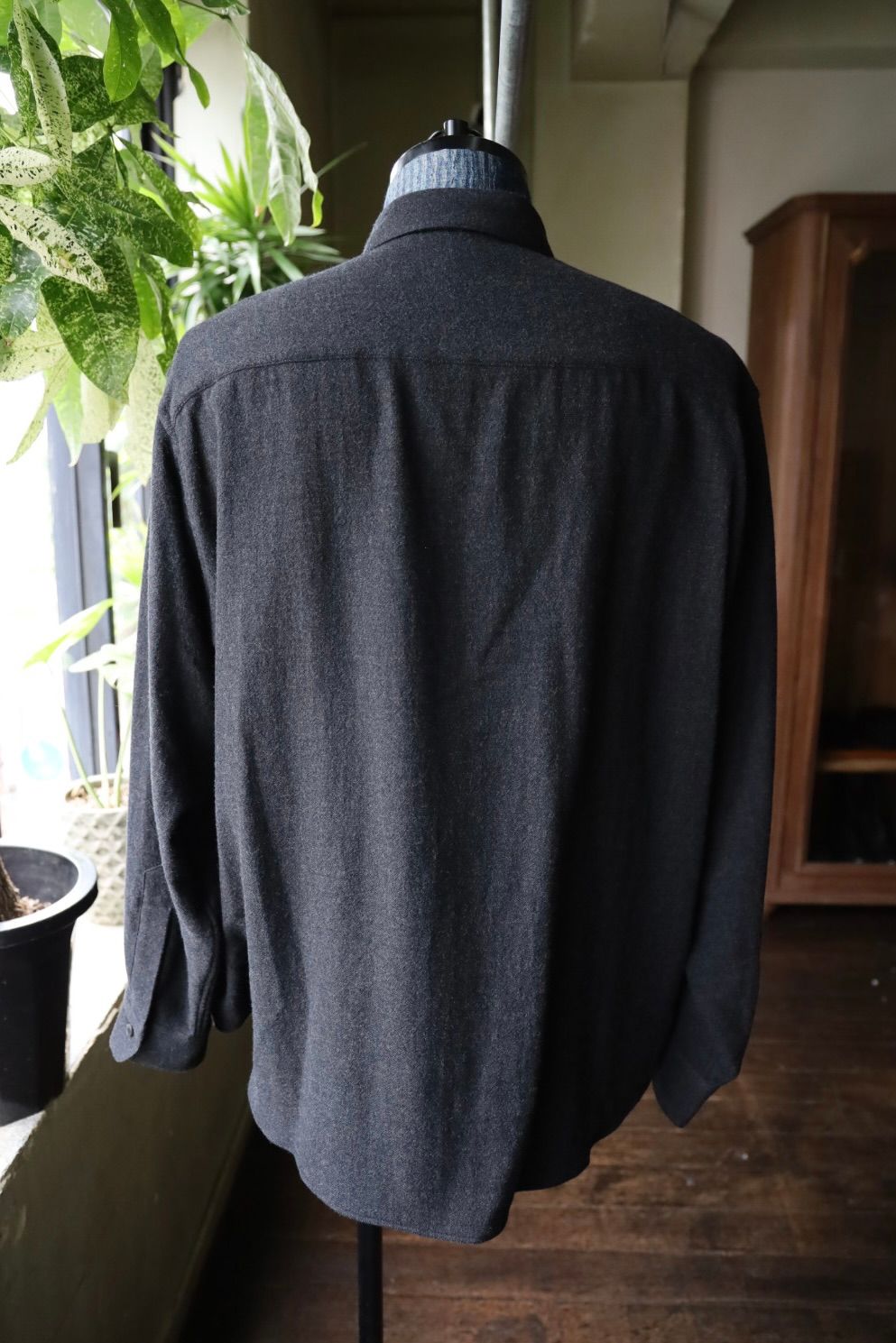 アプレッセ 2025 STYLE2 Wool Skipper Shirt(25AAP-02-11)CHARCOAL☆9月27日(土)発売！