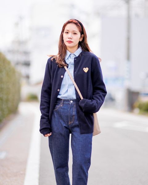 PLAY COMME des GARCONS 新作ROUND NECK CARDIGAN style.2024.12.15