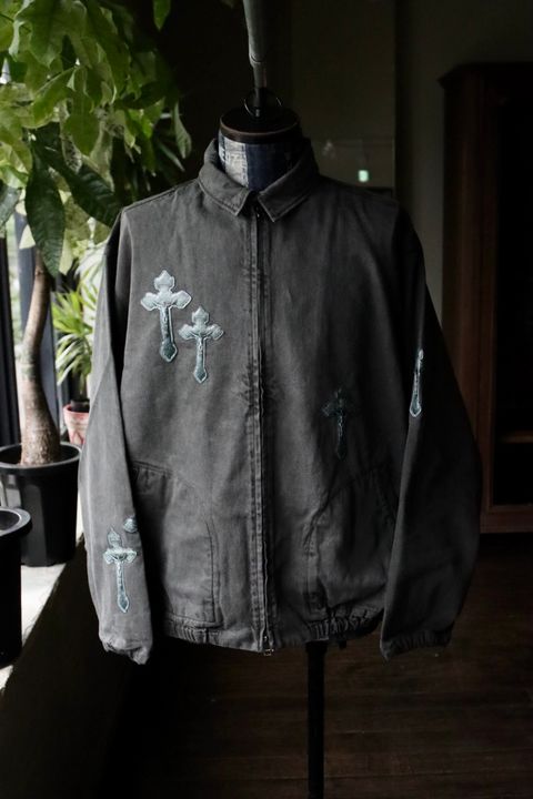 トーキングアバウト ジ アブストラクション 25AW  CROSS JACKET (2526AW-J-002)BLACK☆新作発売！