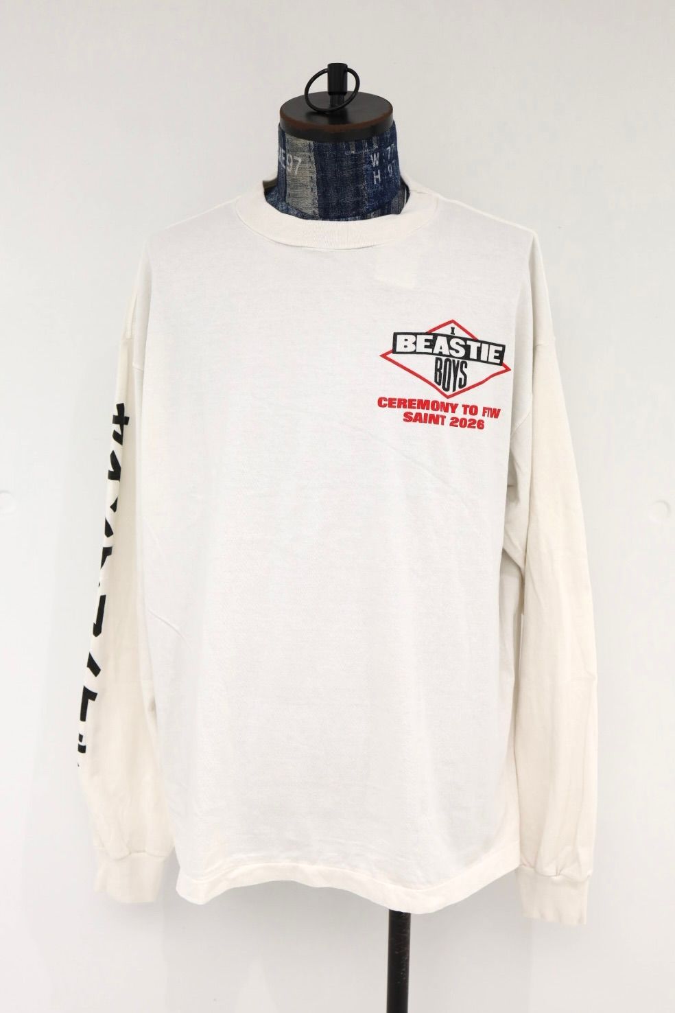セントマイケル 26SS BTB_LS T-SHIRT/BEASTIEBOYS(SM-MK8-0000-C24)WHITE☆3月7日(土)発売！