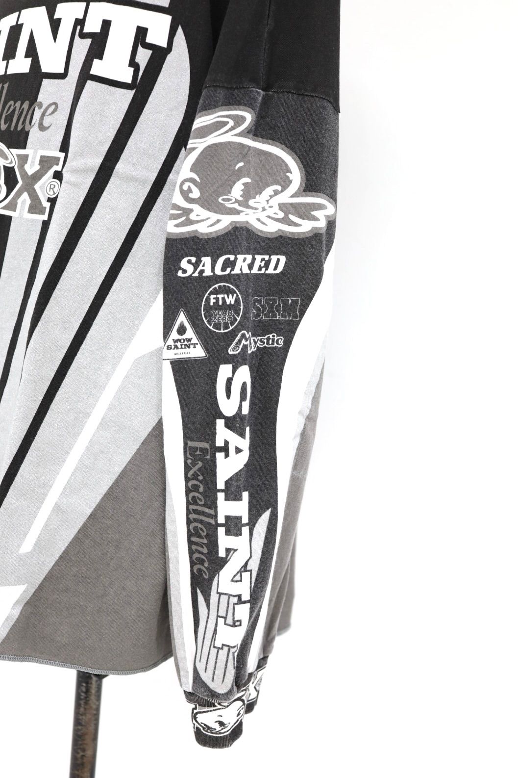 セントマイケル 26SS SAINT MX LS T-SHIRT (SM-MK8-0000-029)BLACK