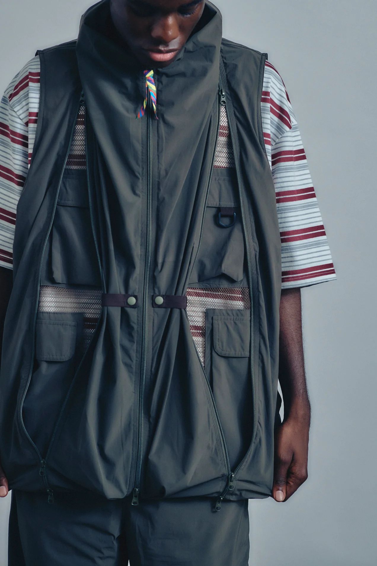 イズネス 26SS Technical Ventilation Vest(26SS_31_1007AWVEST01)BLACK☆新作発売！