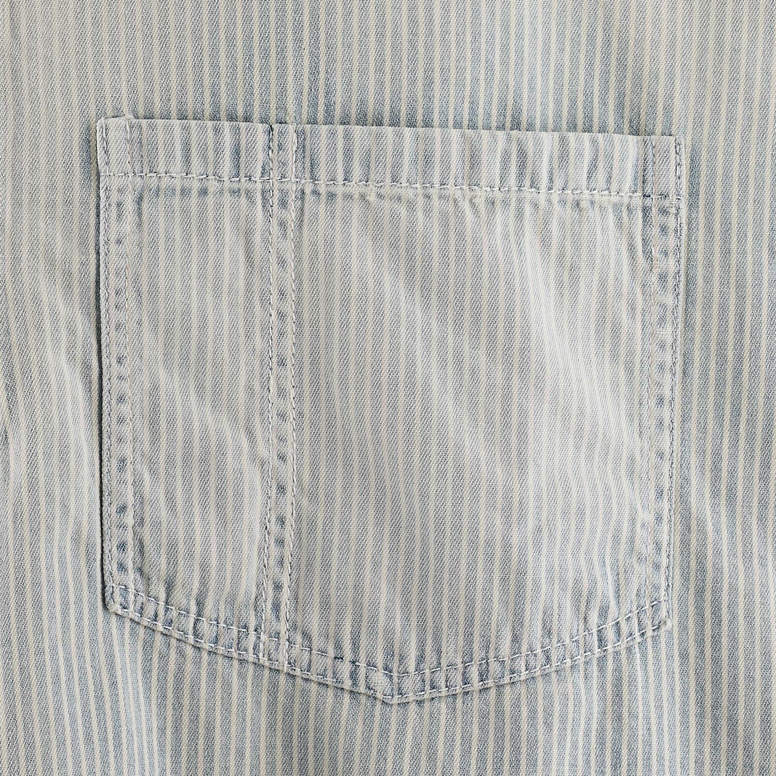 セントマイケル 26SS SS HICKORY SHIRT/STRIPE(SM-MK8-0000-040)WHITE☆3月20日(金)発売！
