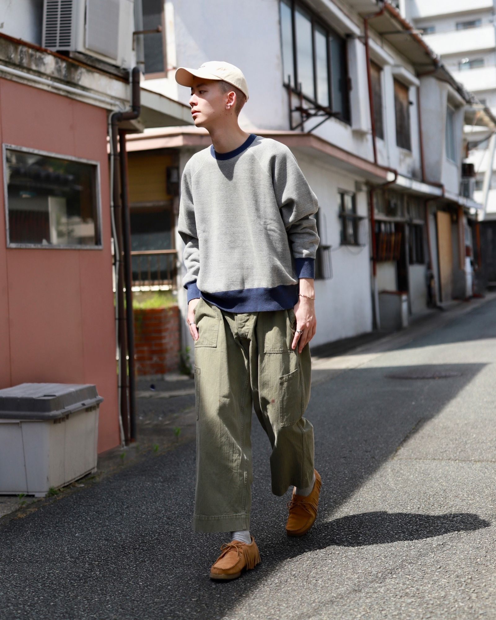 A.PRESSE - アプレッセ23AW Vintage Sweatshirt(23AAP-05-02K)GRAY | mark