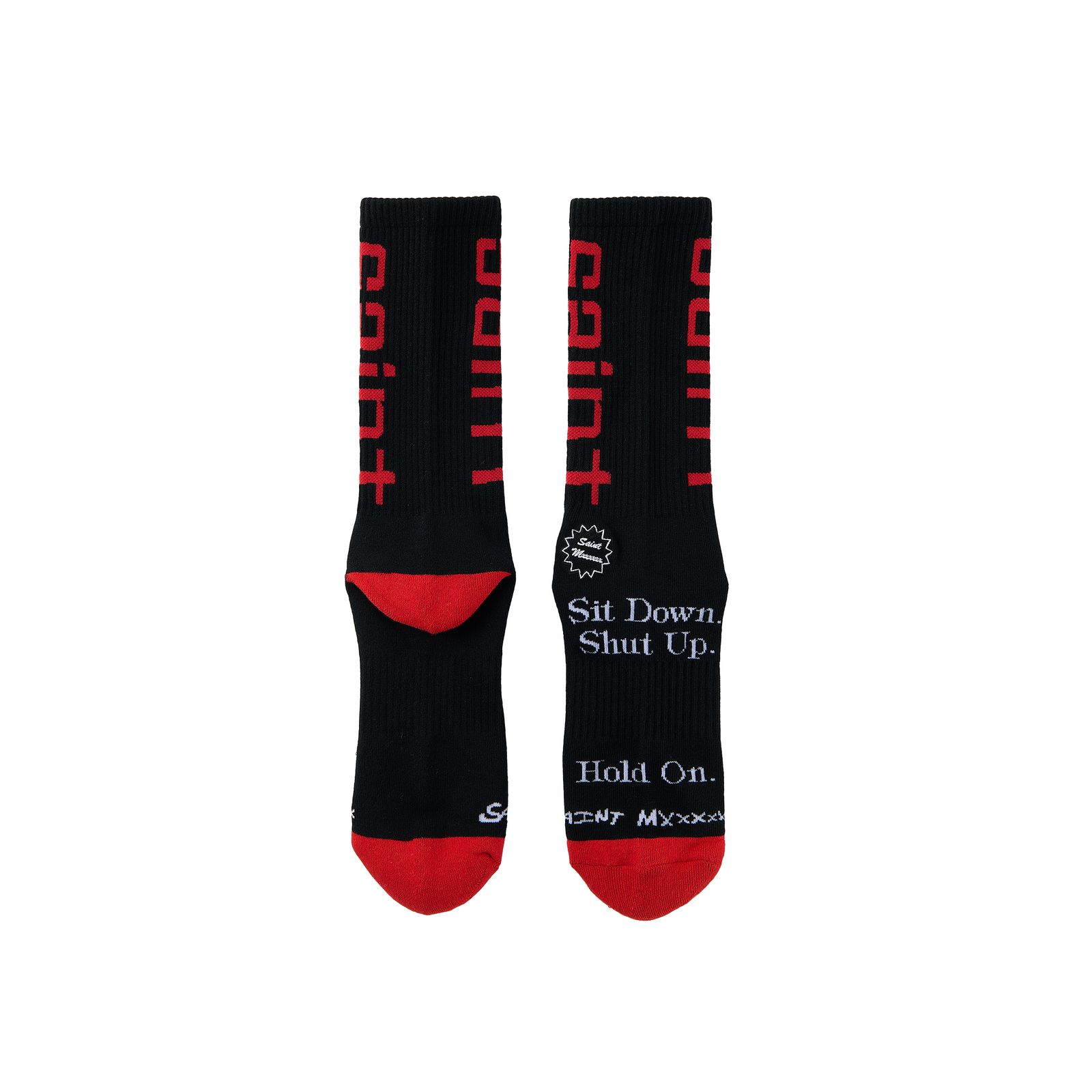 セントマイケル25SS SIT DOWN SOCKS(SM-HR8-0000-105)BLACK