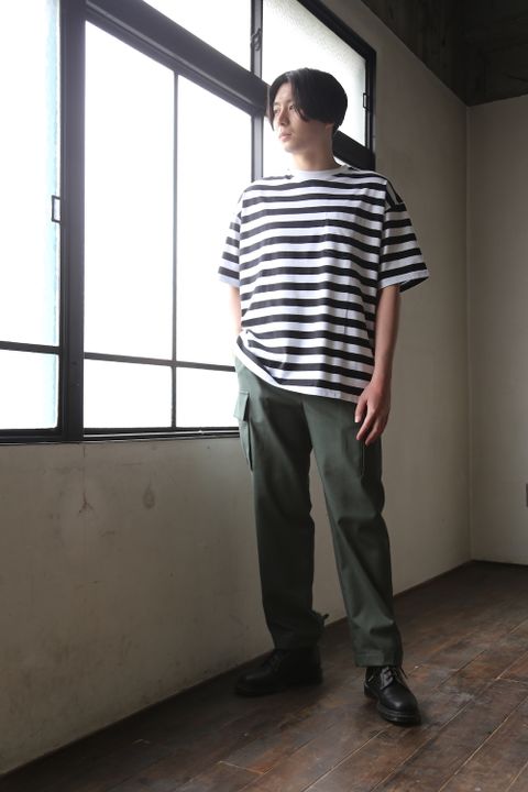 Graphpaper Border S/S Pocket Tee style.2021.5.2.