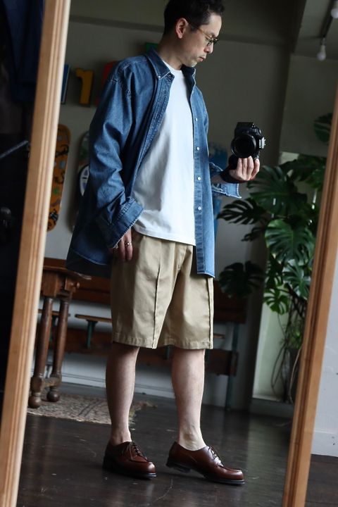 A.PRESSE 22SS US ARMY Chino Shorts style.2022.4.16.