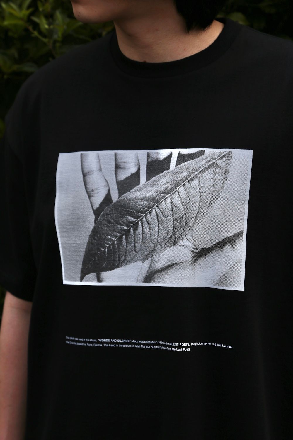 Graphpaper POET MEETS DUBWISE for Graphpaper Oversized Tee “WORDS AND SILENCE” style.2021.4.17.