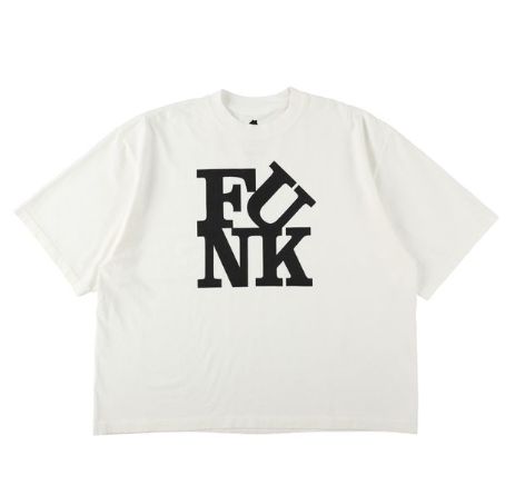 イズネスミュージック 25SS FUNK T-SHIRT(IMP5_06_FUNKRIT01)WHITE