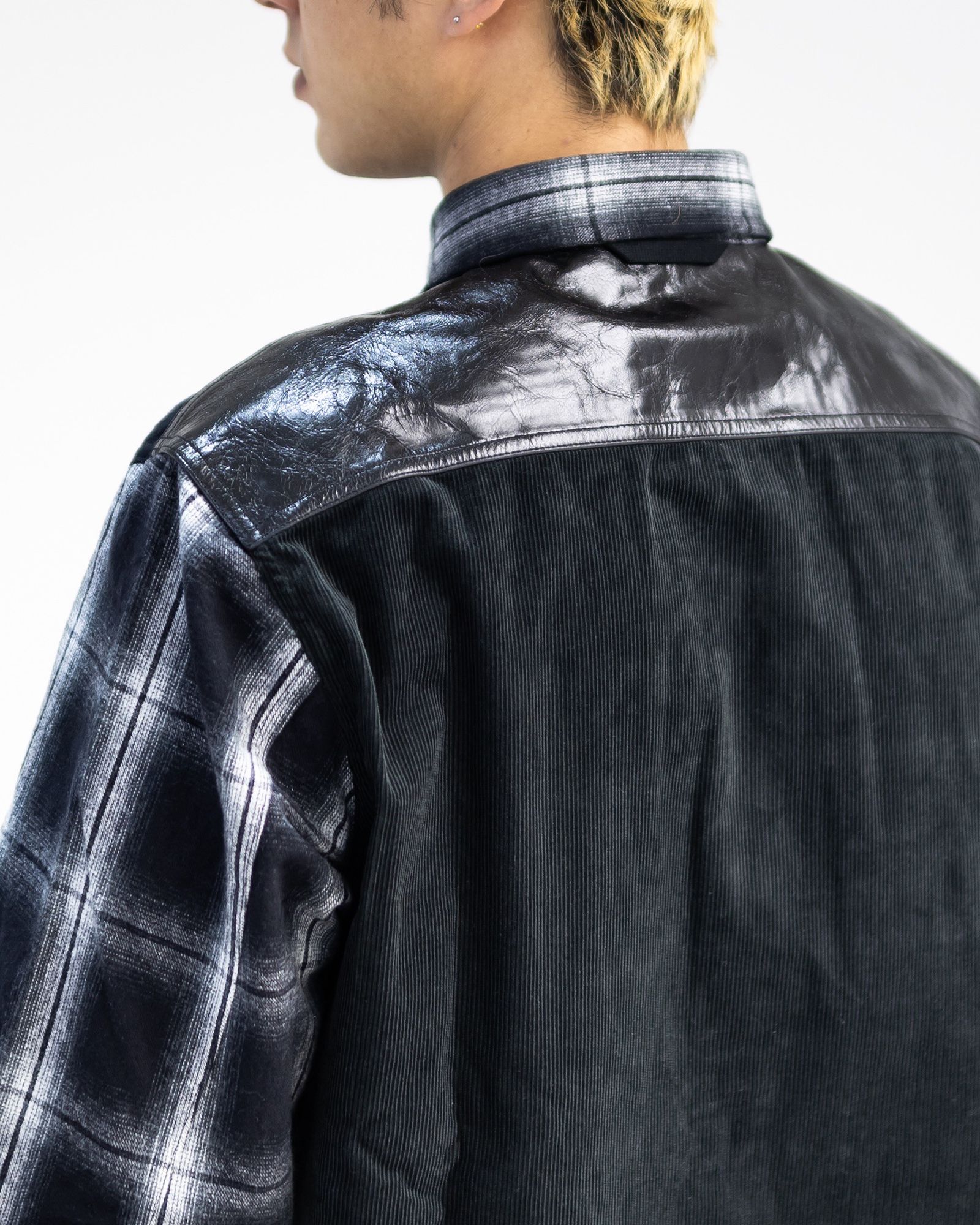 JUNYA WATANABE MAN 綿フランネルチェックコーデュロイレザーシャツ 11月1日(土)新作発売！