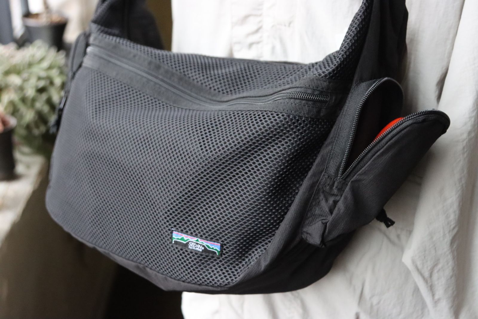 セダンオールパーパス SS24 Mesh Shoulder Bag (SD24S-BG02)BLACK☆2月23日(金)発売！！
