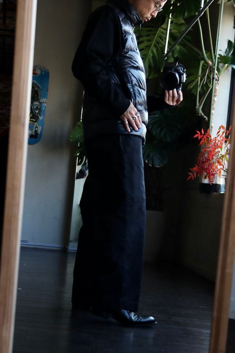 CANADA GOOSE CROFTON VEST BLACK LABELスタイル