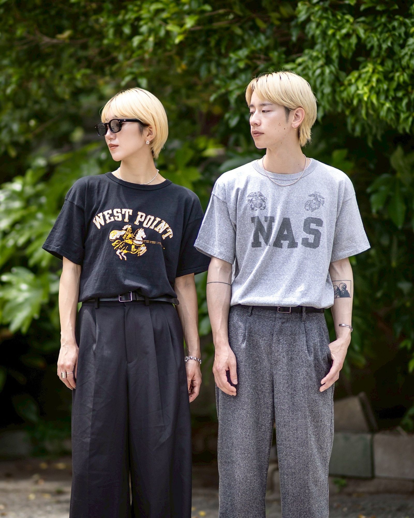 BOW WOW/ WEST POINT 8812 TEE& NAVAL AIR STATION 8812 TEE