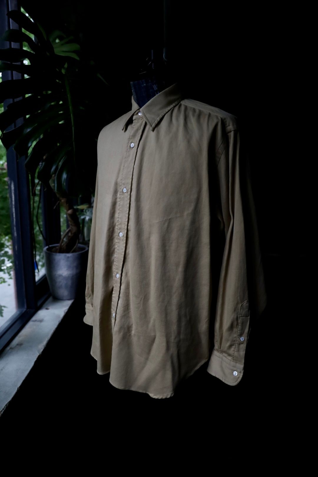 Double Weave Twill Regular Collar Shirt(24AAP-02-07H)BEIGE☆7月13日(土)発売！