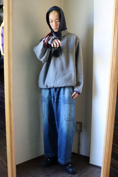 SEDAN ALL-PURPOSE セダンオールパーパス FW23 Fleece Snap Pulloverスタイル