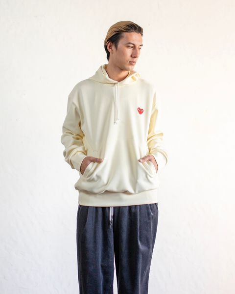 PLAY COMME des GARCONS ワンポイントパーカー  スタイル