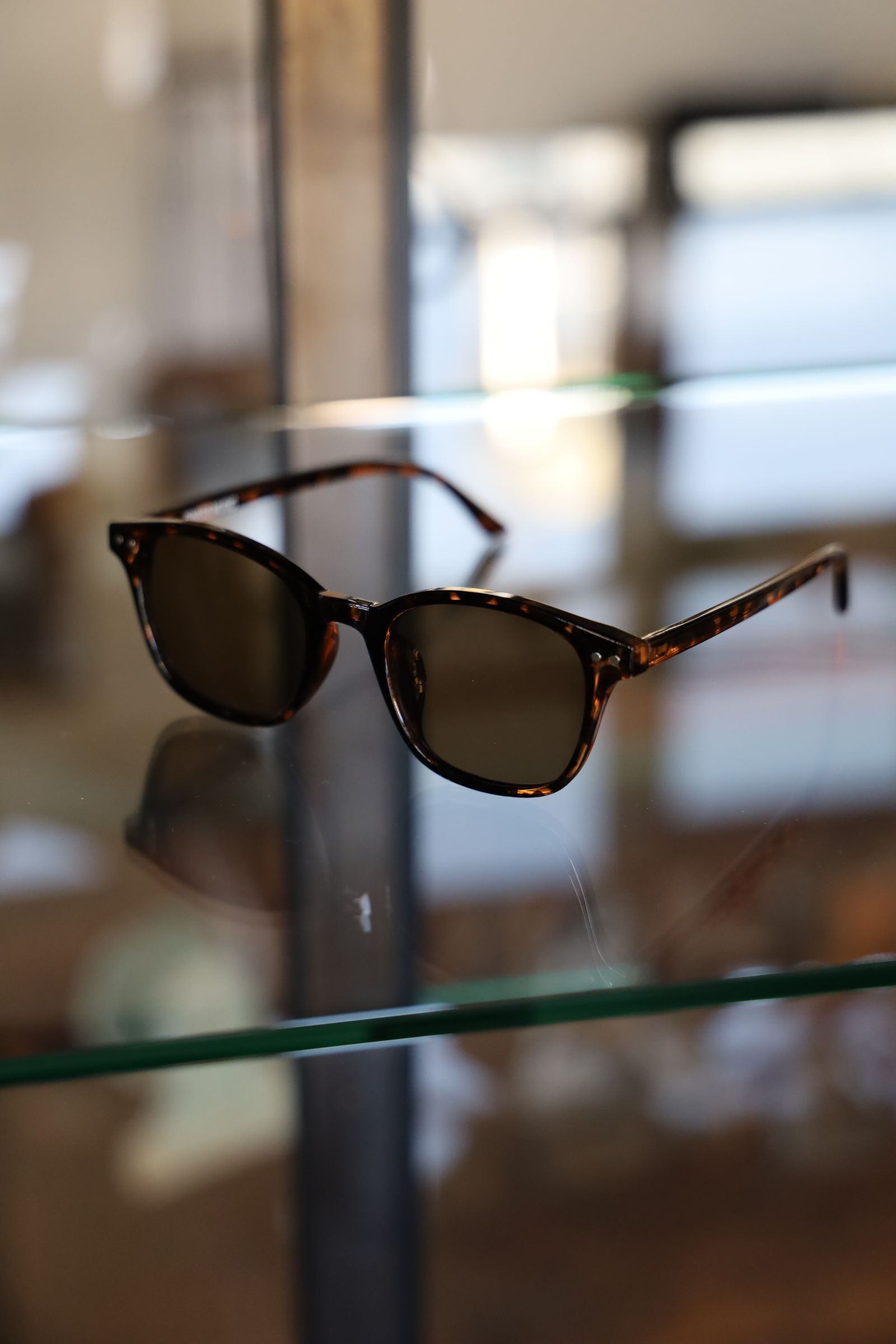 イズネスミュージックサングラス is-ness DAVID SUNGLASSES(BOSLINTON TYPE)BROWN-GRAY