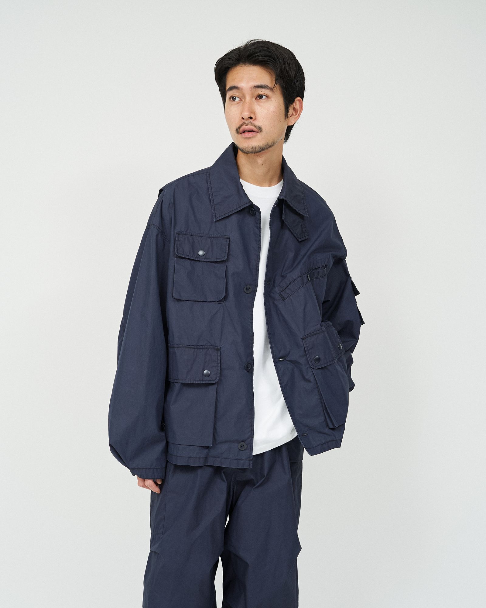 フレッシュサービス WAXED POPLIN FISHING JACKET (FSC253-20117)NAVY★10月4日(土)発売！
