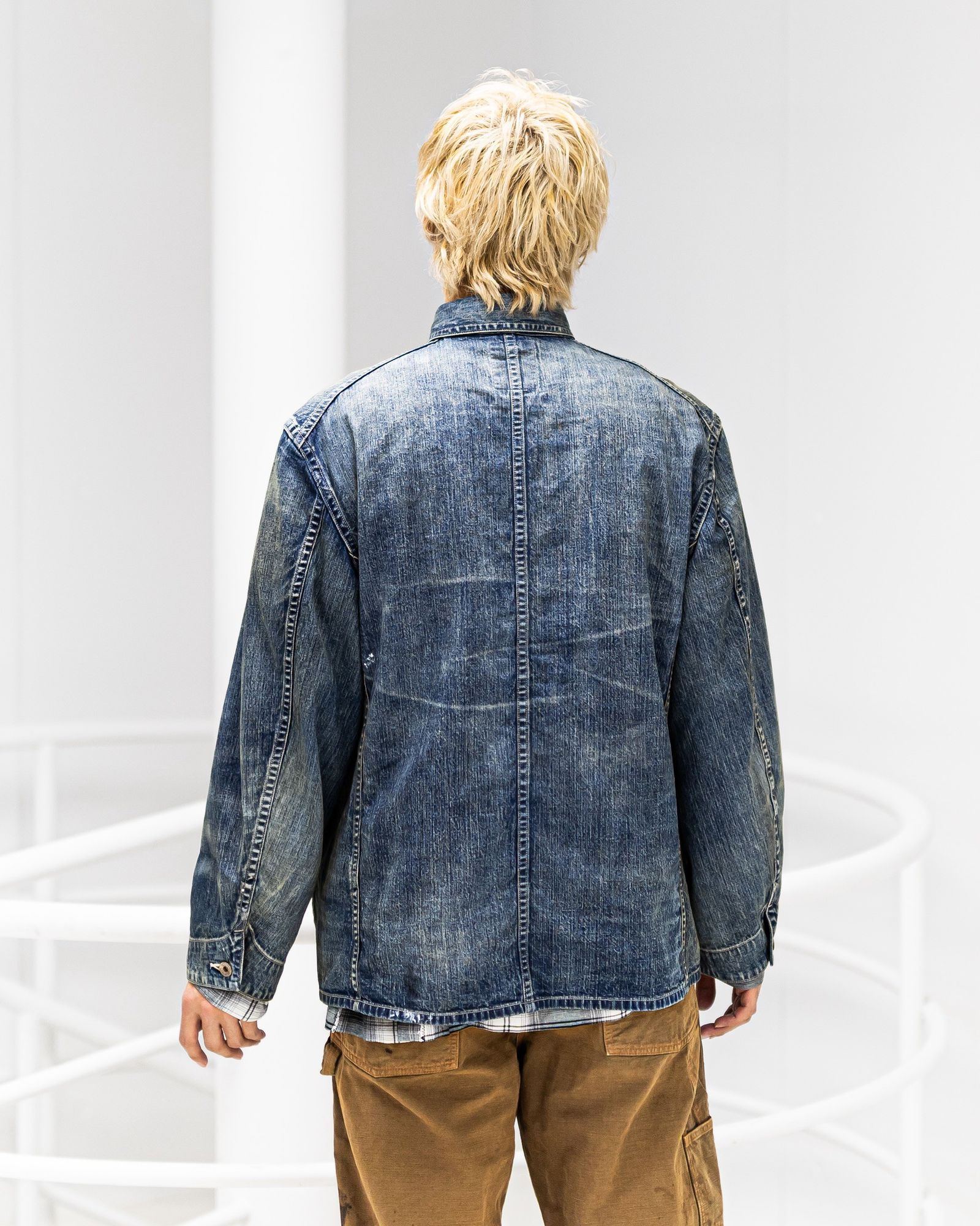 BOWWOW HERITAGE DENIM CHORE COAT AGED 新作発売！