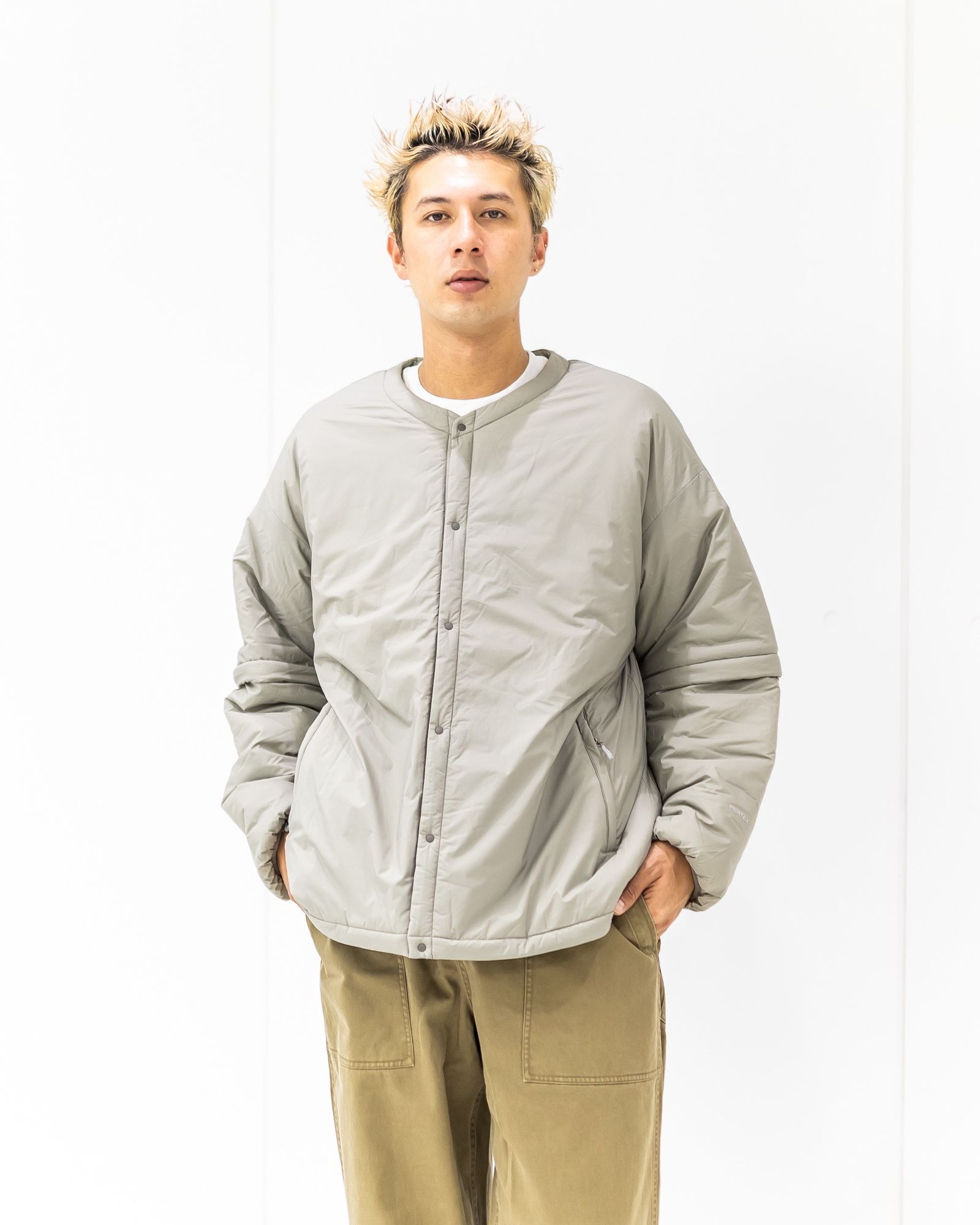 フレッシュサービス PERTEX® QUANTUM AIR MINI RIPSTOP SNAP JACKET(FSC253-30196)BEIGE★10月18日(土)発売！