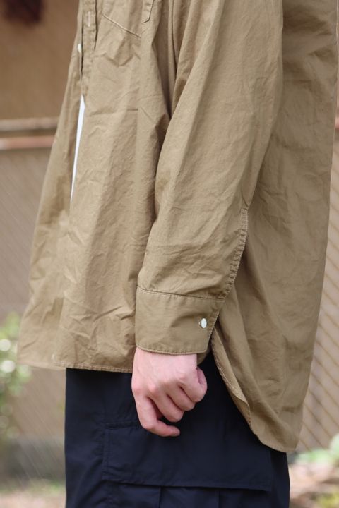 A.PRESSE Over Dyeing Military Shirt style.2022.6.17. ※6月18日(土)スタート