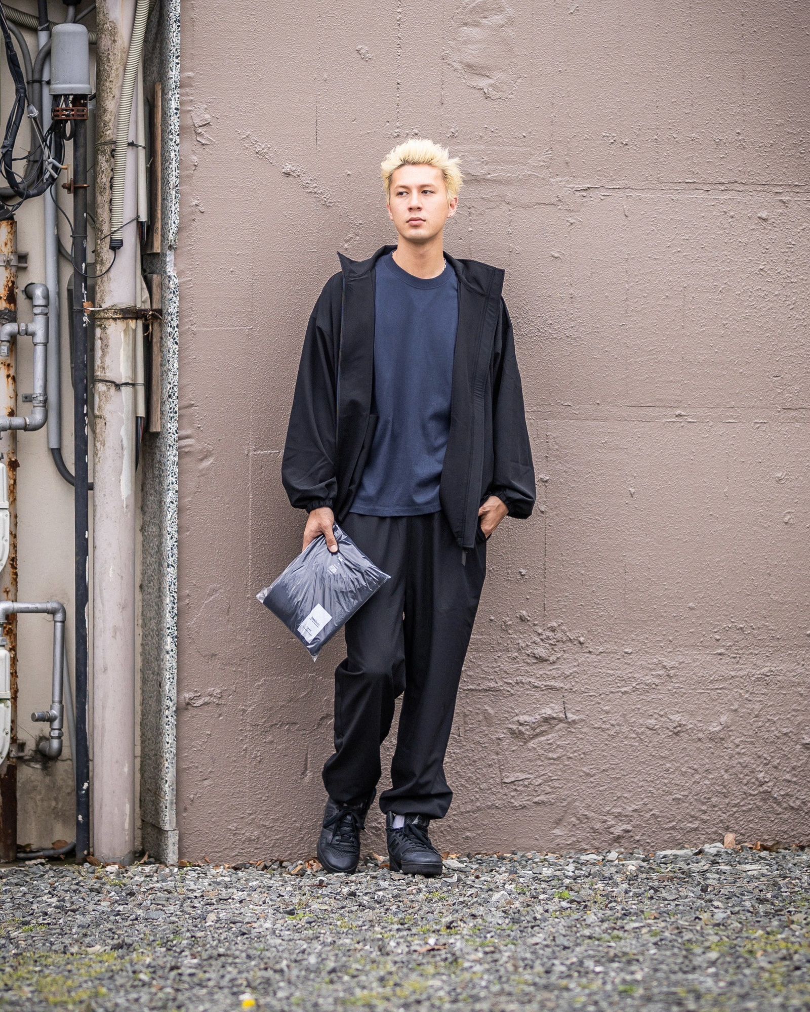 フレッシュサービス パックTシャツ 2-PACK CORPORATE S/S TEE (NAVY)