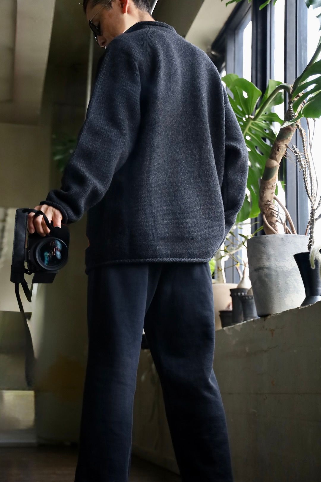 アプレッセ Roll Neck Sweater(24AAP-03-08K)CHARCOAL