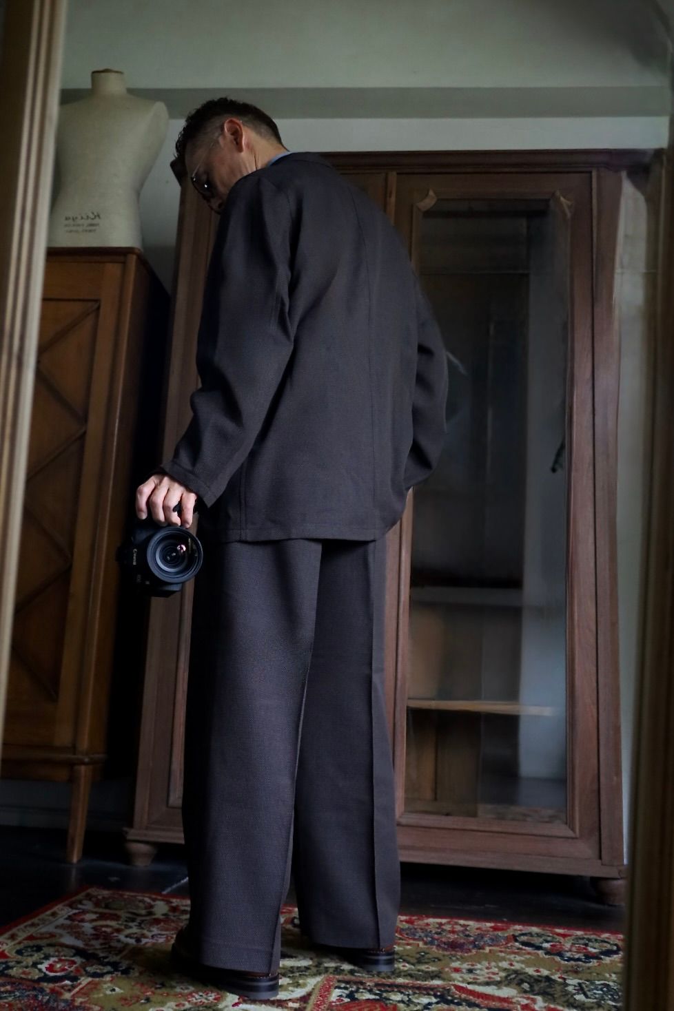 マーカ 26AW STROLL AROUND JACKET(M26C10JK01C)BROWN BIRD’S-EYE☆新作発売！