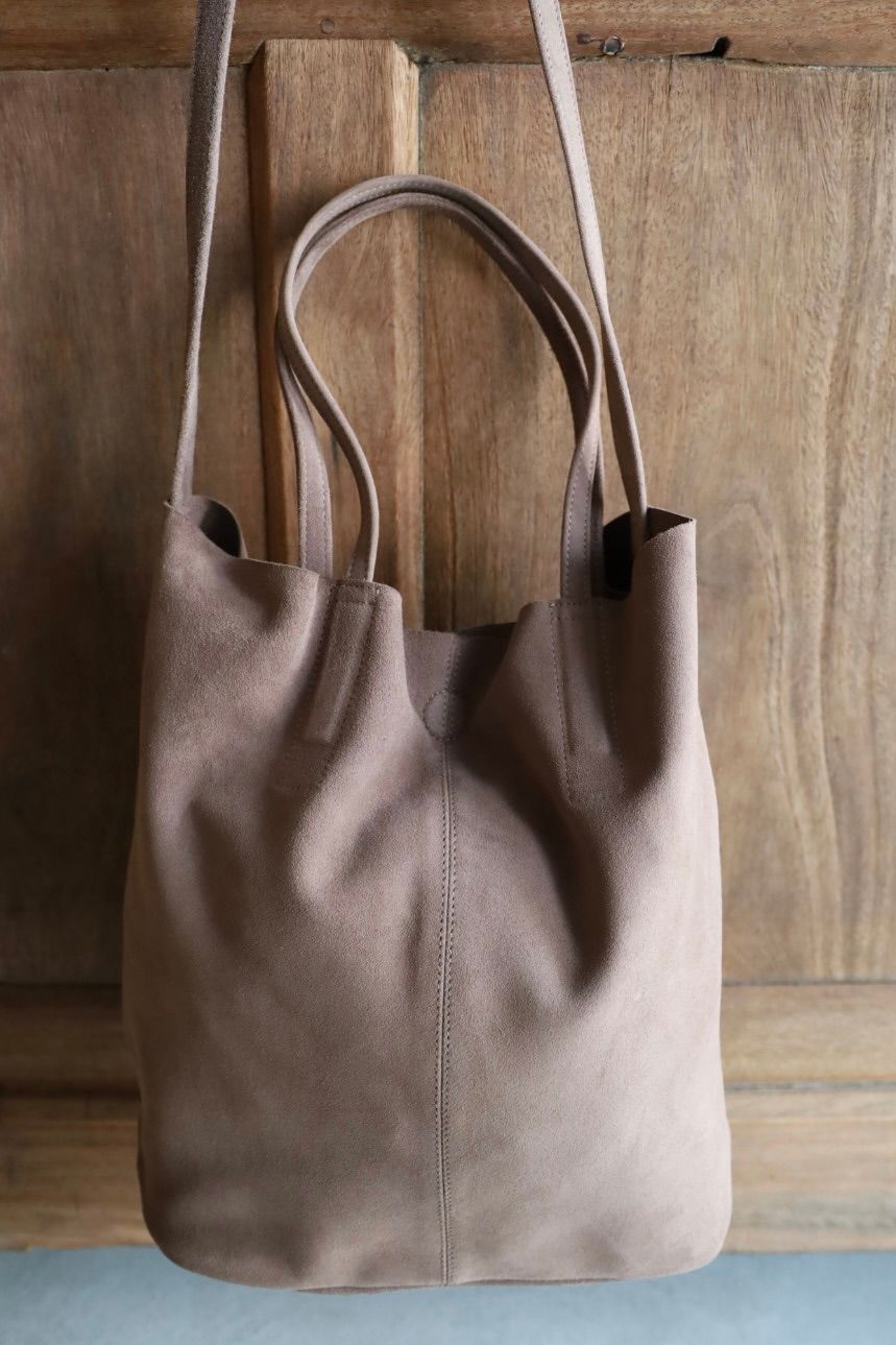 Morphee / モルフェトートバッグ 3WAY MIDIUM TOTE(SHORT)SUEDE [ELEPHANT]☆新作発売！