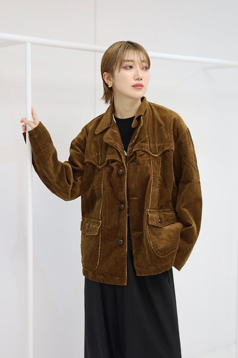 ©SAINT Mxxxxxx  CORDUROY BOA JACKET STYLE.2025.10.24