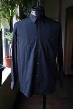 グラフペーパー シャツ Broad Regular Collar Shirt (GM253-50005B)NAVY☆7月19日(土)発売！