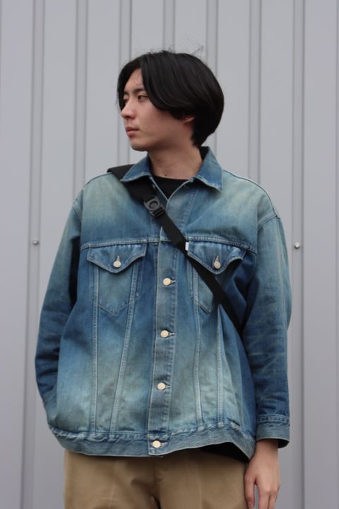 Graphpaper Selvage Denim Trucker Jacket style.2022.7.31