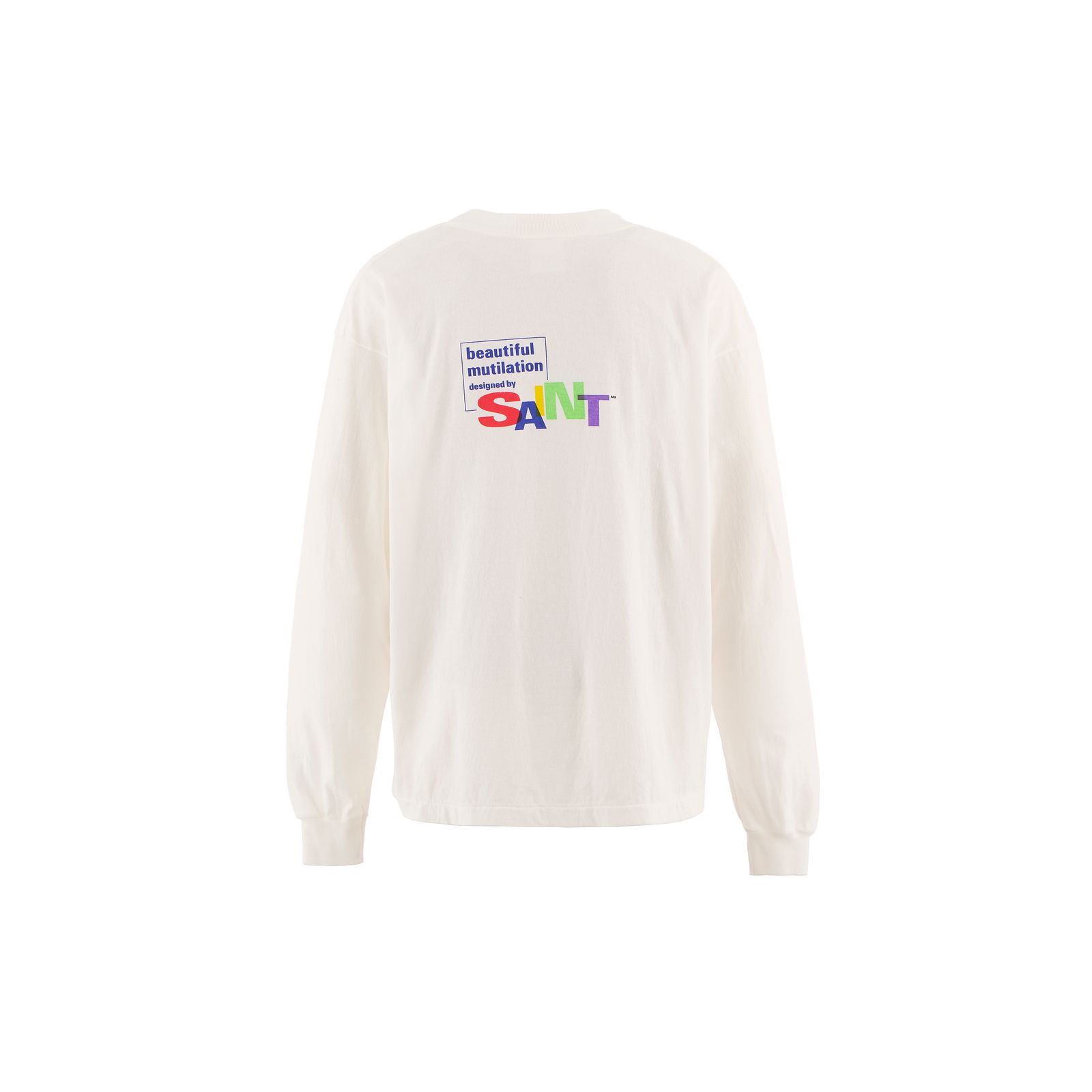 セントマイケル Tシャツ TBEAUTIFUL SAINT LS TEE(SM-HR1-0000-036)WHITE★9月27日(土)発売！