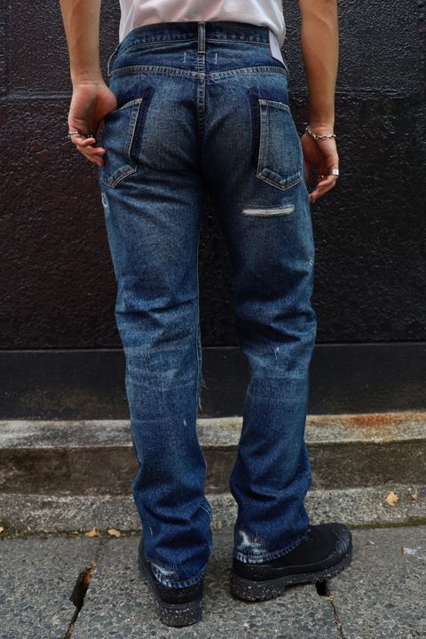 アイジュンヤワタナベマン 24AW New Manual Wネームデニムパンツ(L)