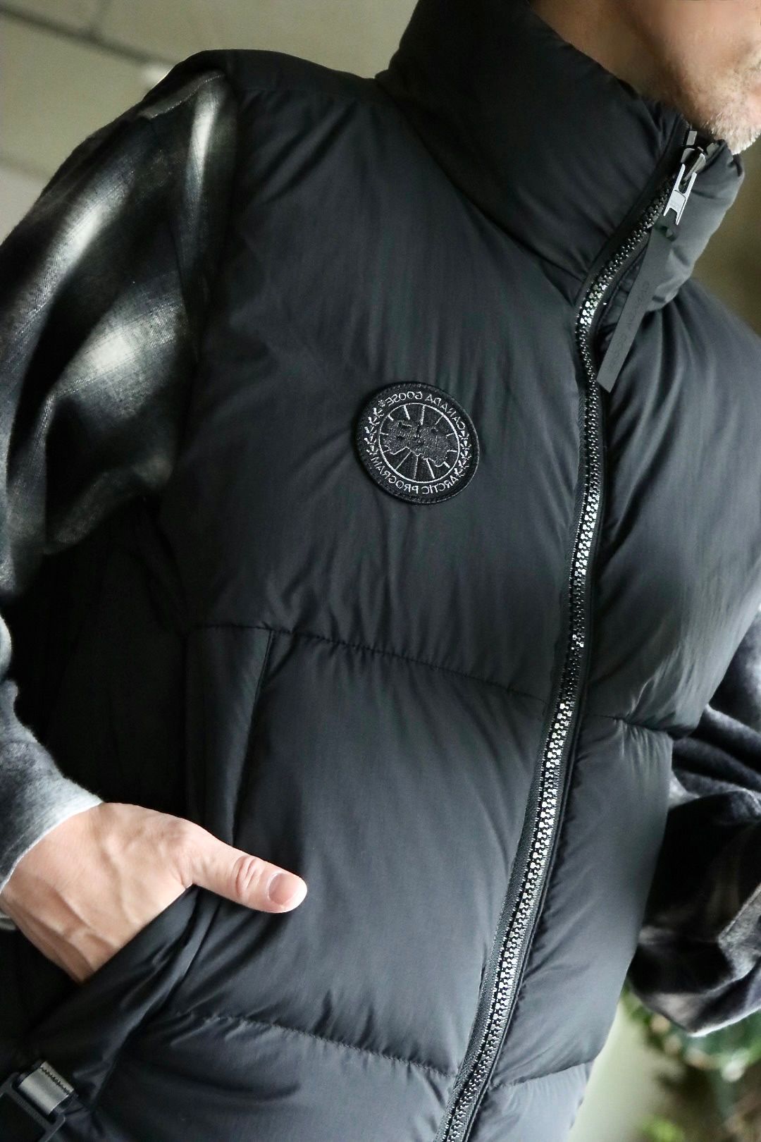 CANADA GOOSE カナダグース22AW EVERETT VEST BLACK LABELスタイル