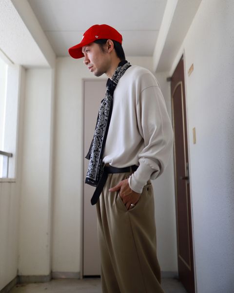 A.PRESSE 2023 Style2 Vintage Wool Trousersスタイル