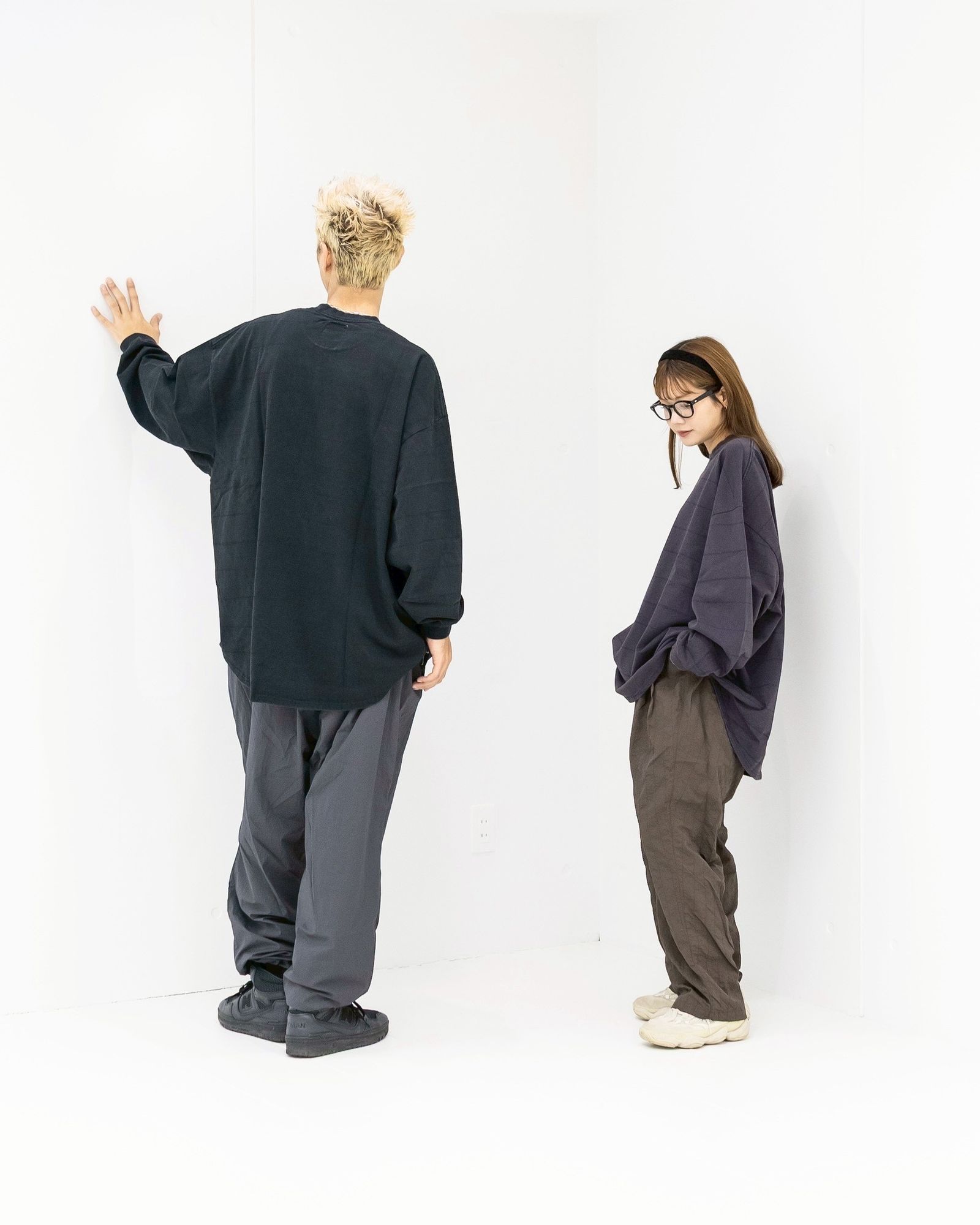 S.F.C 25FW エスエフシー SIDE STRIPE SUPER BIG LS TEE(DISCHARGED)(SFCFW25CS06)Black☆9月20日(土)発売！