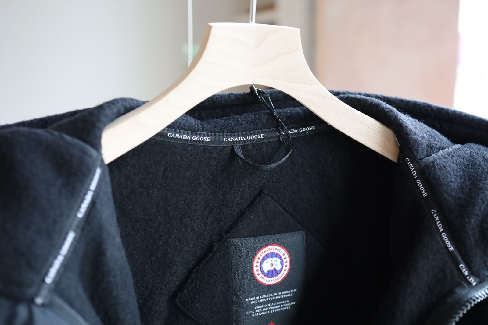 カナダグース メンズチリワックフリースボンバー ブラックレーベル Chilliwack Fleece Bomber Black Label(7220MB)Black☆新作発売！